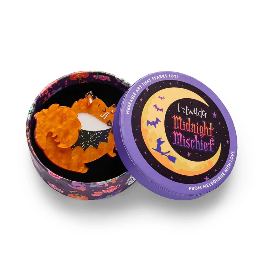 Erstwilder Midnight Mischief Brooch Count Barkula