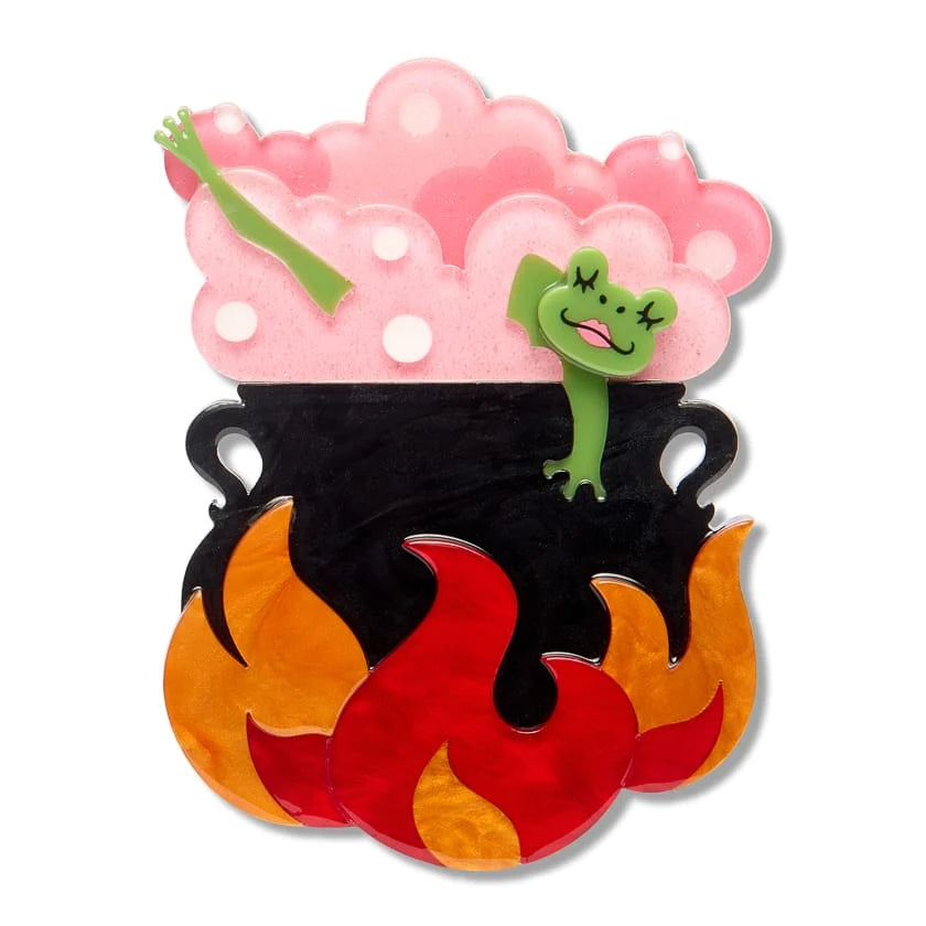 Erstwilder Midnight Mischief Brooch Spookin Spa Day