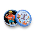 Erstwilder Wild at Work Brooch Foreman Grizzly