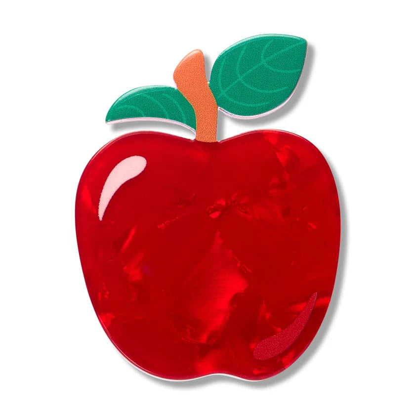 Erstwilder Brooch Pete Cromer Apple Simplified Mini
