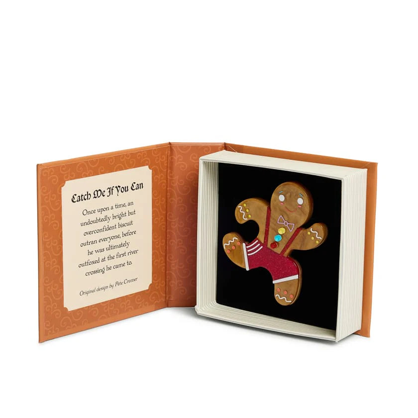 Erstwilder Brooch Pete Cromer Catch Me If You Can