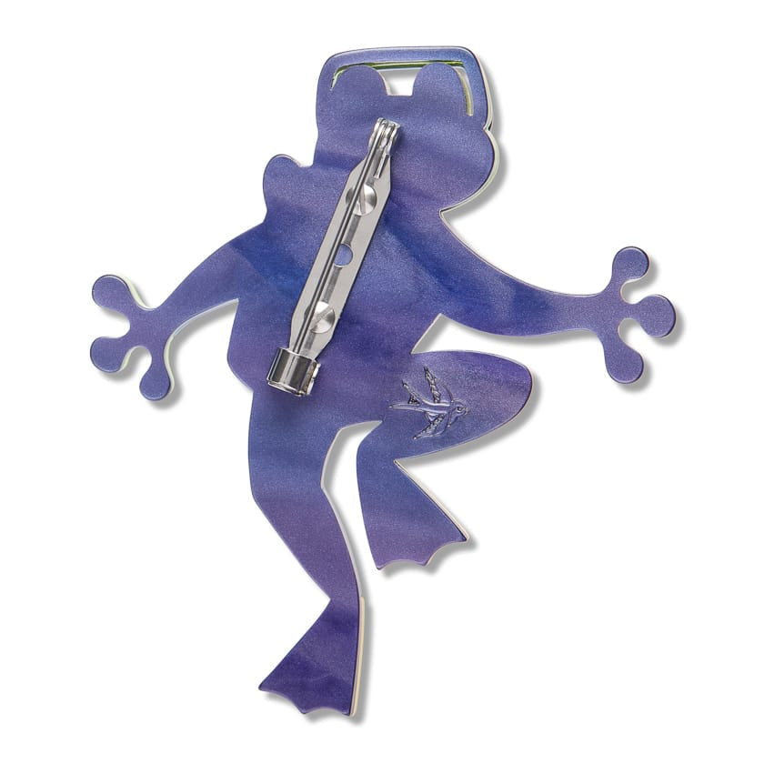 Erstwilder Wild at Work Brooch Slick Swimmer