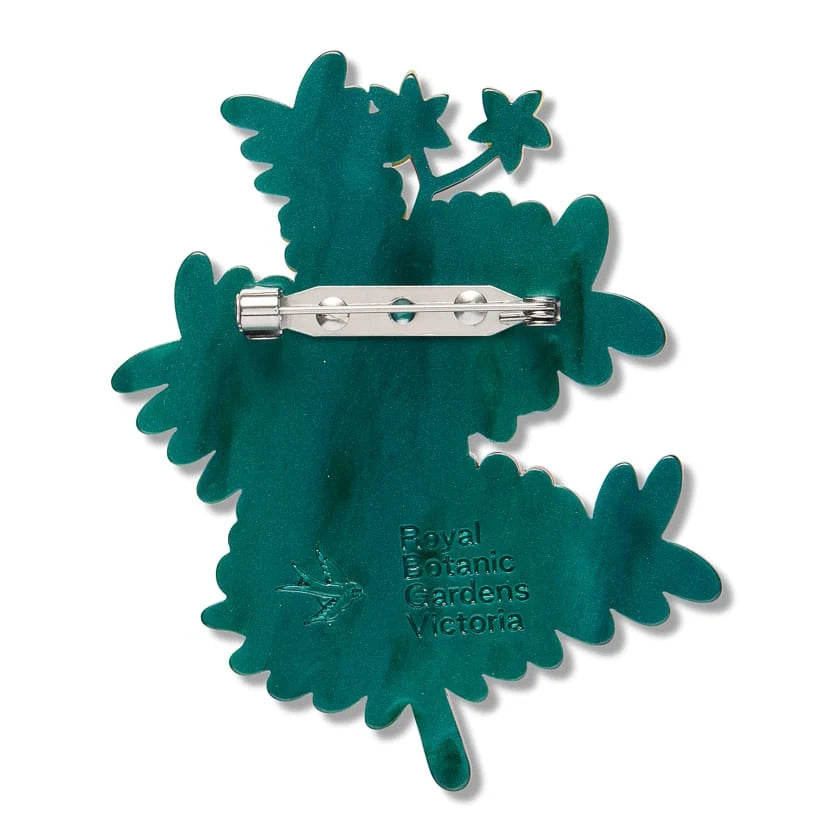 Erstwilder Royal Botanic Gardens Victoria Brooch Sunshine Wattle