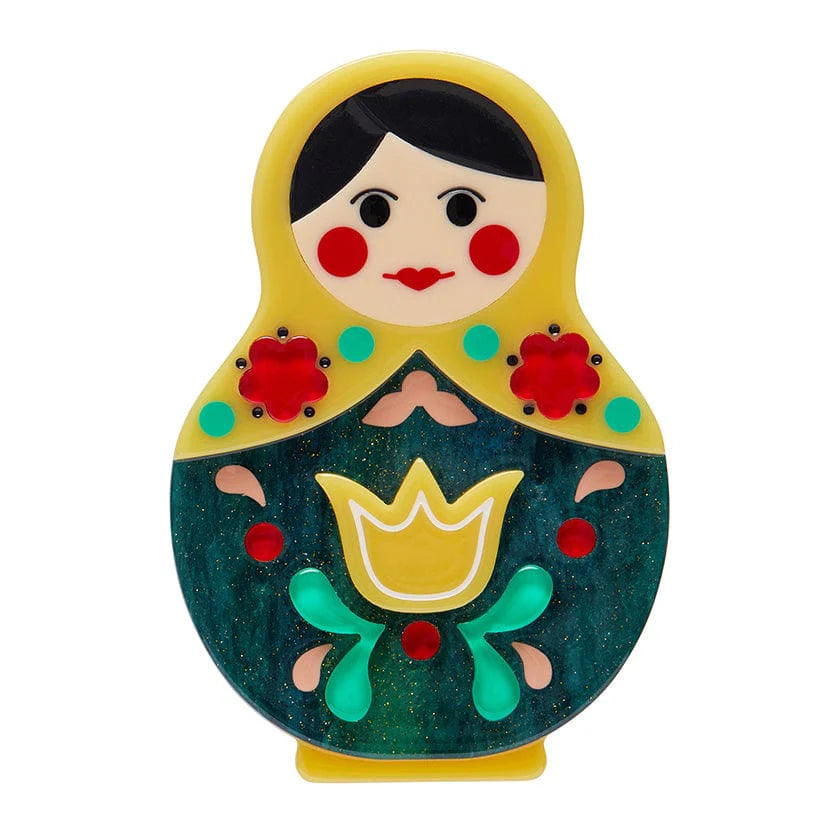 Erstwilder Brooch Fan Favourites Matryoshka Memories Toy