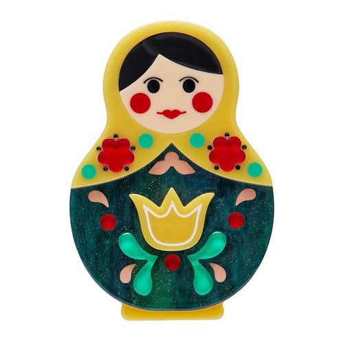 Erstwilder Brooch Fan Favourites Matryoshka Memories Toy