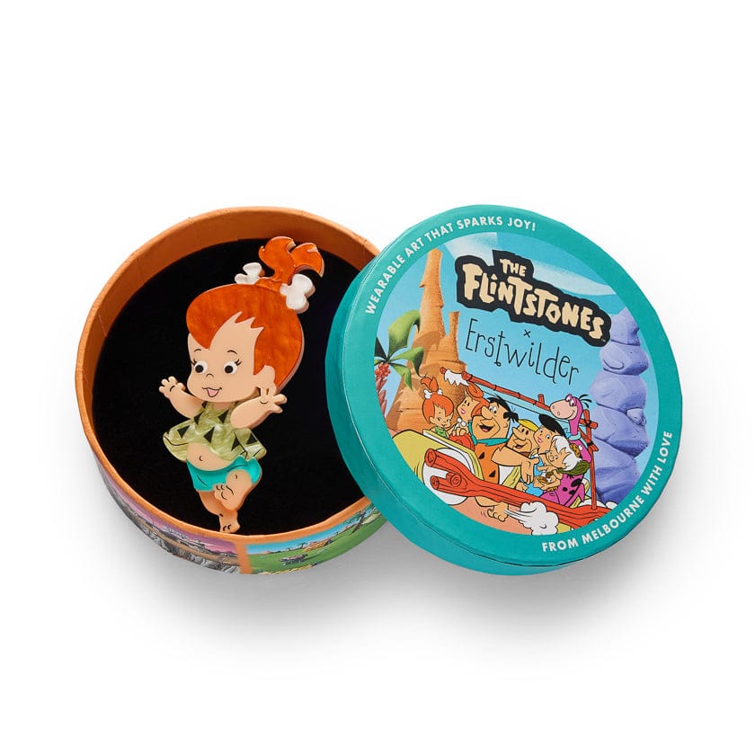 Erstwilder Brooch Hanna-Barbera Pebbles Flintstone