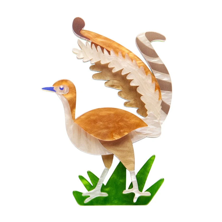 Erstwilder Brooch Australiana Lottie The Lyrebird