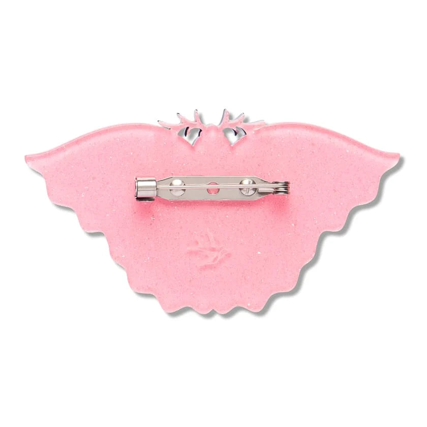 Erstwilder Midnight Mischief Brooch Flutter By Night