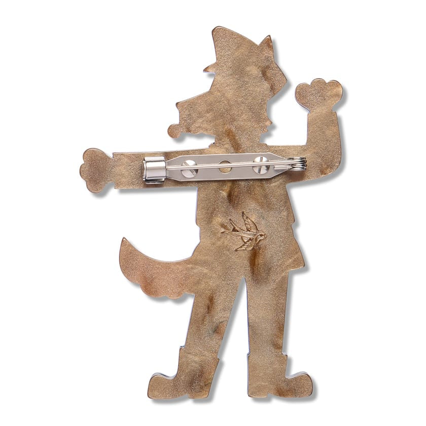 Erstwilder Wild at Work Brooch Officer Wags