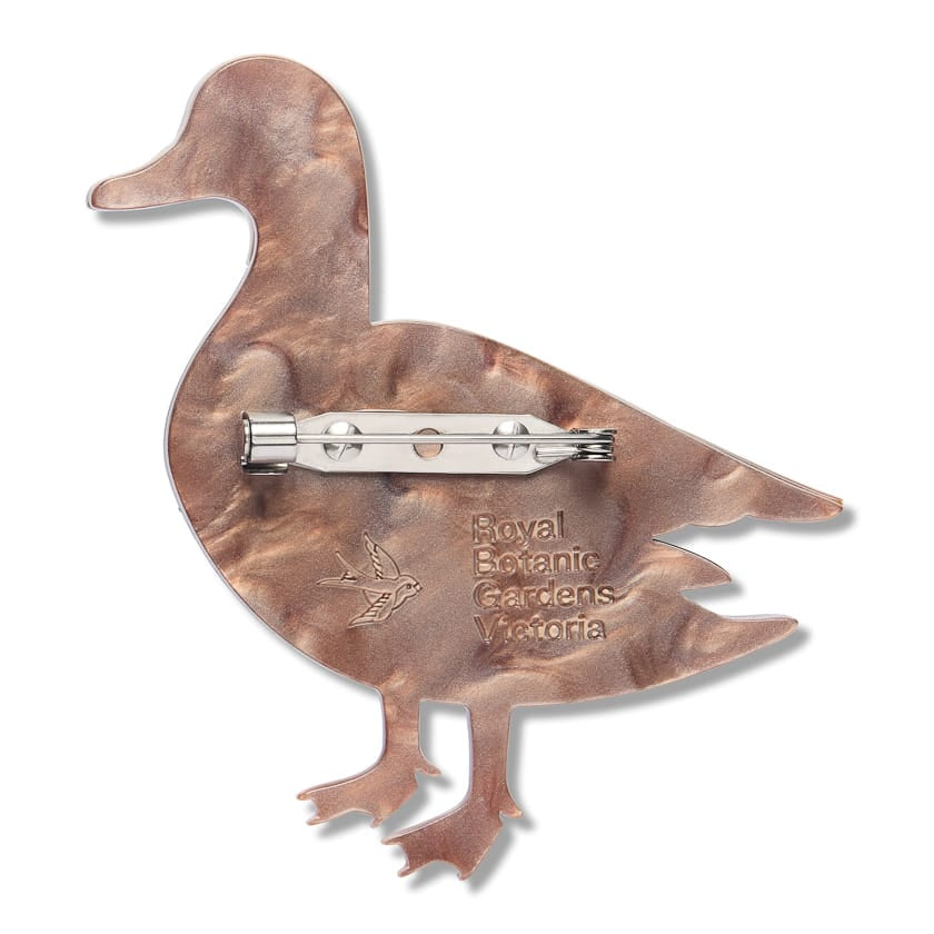 Erstwilder Royal Botanic Gardens Victoria Brooch Pacific Black Duck