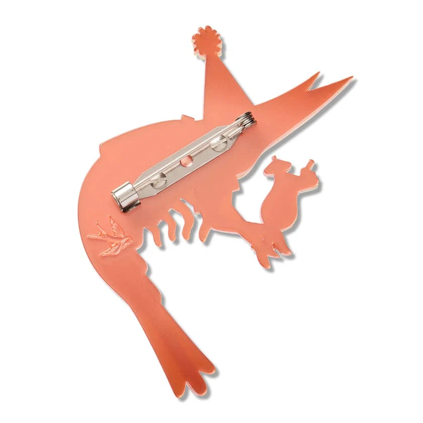 Erstwilder Brooch Pascal The Party Prawn