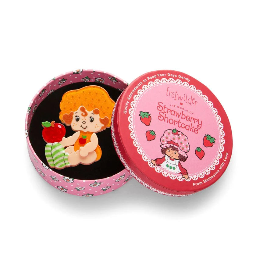 Erstwilder Brooch Strawberry Shortcake Apple Dumplin