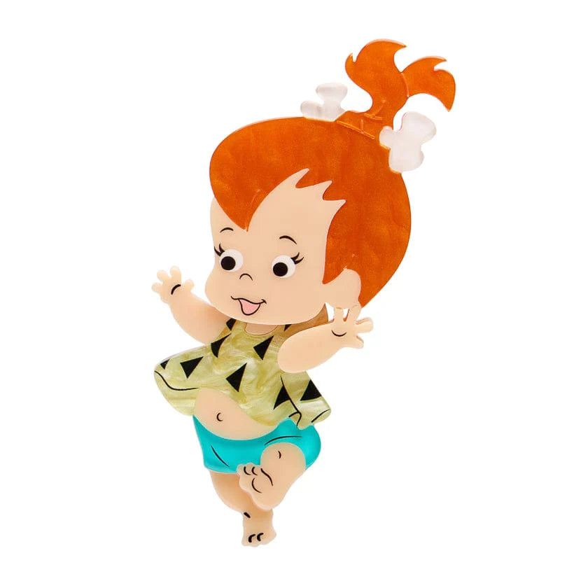 Erstwilder Brooch Hanna-Barbera Pebbles Flintstone