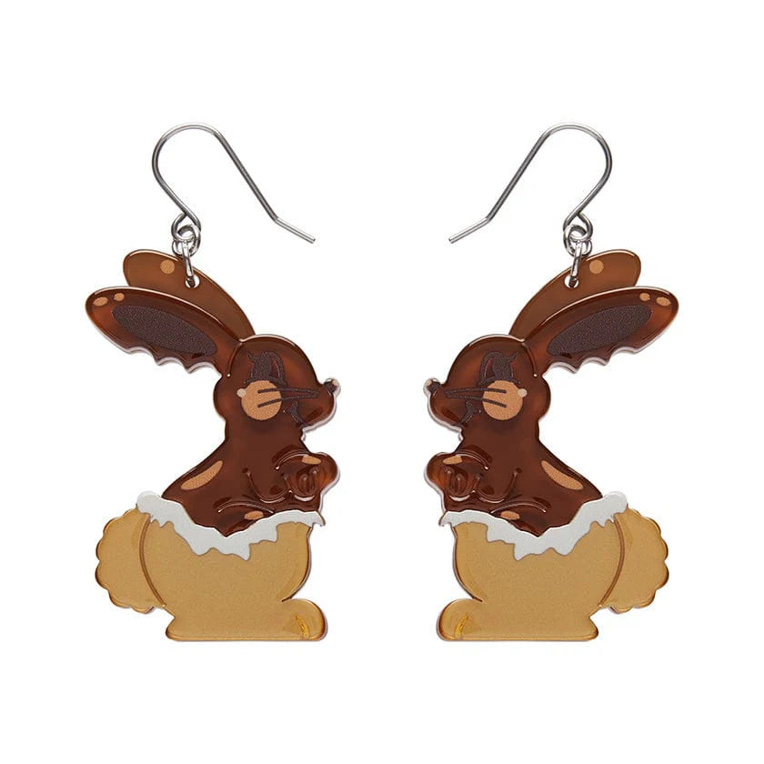 Erstwilder Earrings Easter Treats Cocoa The Bunny