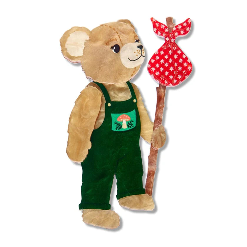 Erstwilder Brooch Fleur Harris Bears Adventures