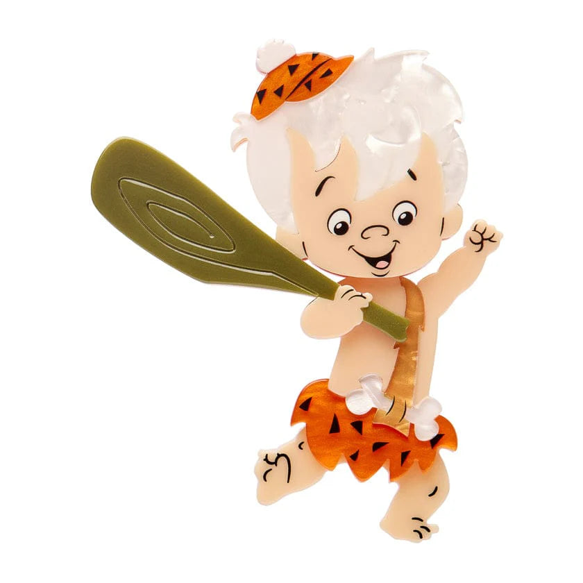 Erstwilder Brooch Hanna-Barbera Bamm-Bamm Rubble
