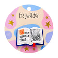 Erstwilder Brooch Pete Cromer Open Book Simplified Mini