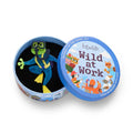 Erstwilder Wild at Work Brooch Slick Swimmer