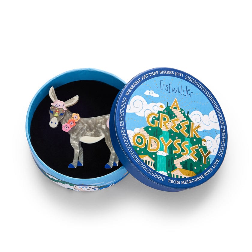 Erstwilder Brooch A Greek Odyssey Devoted Donkey