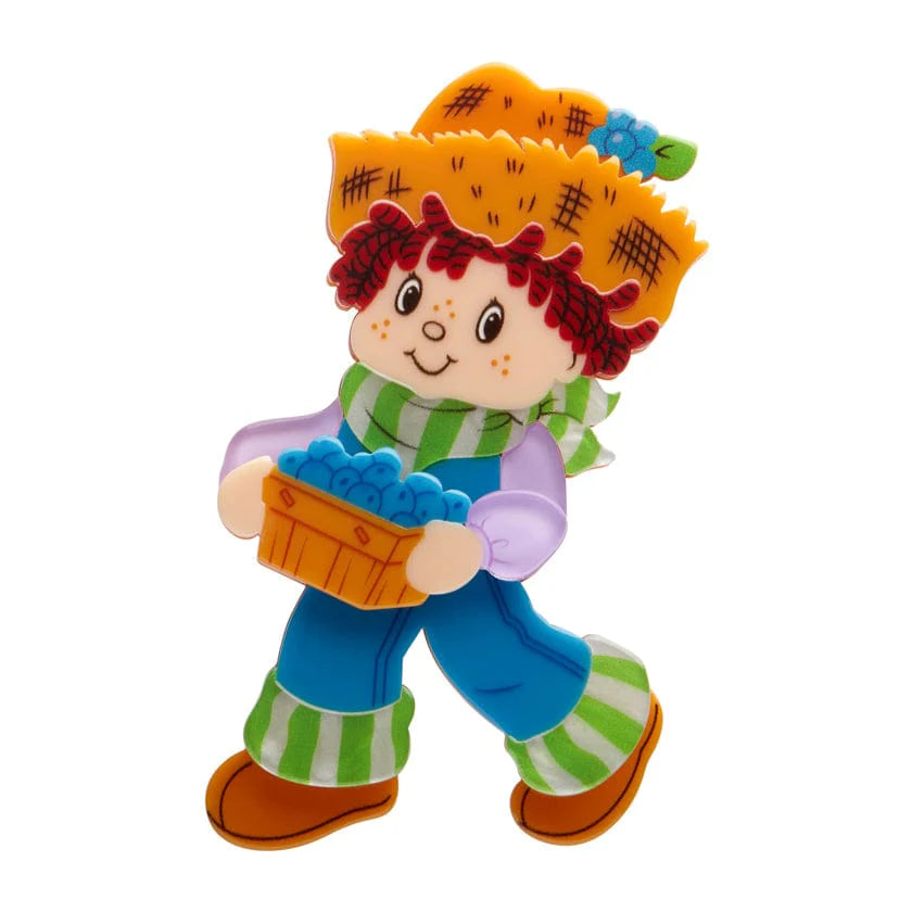 Erstwilder Brooch Strawberry Shortcake Huckleberry Pie