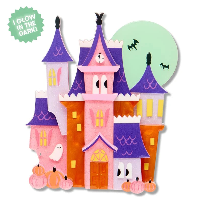Erstwilder Midnight Mischief Brooch Haunted Hideaway