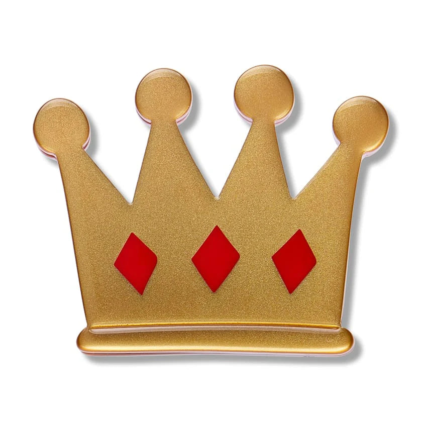 Erstwilder Brooch Pete Cromer Crown Simplified Mini