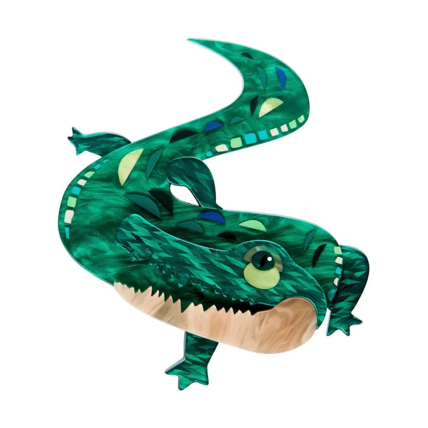 Erstwilder Brooch Pete Cromer The Ancient Alligator