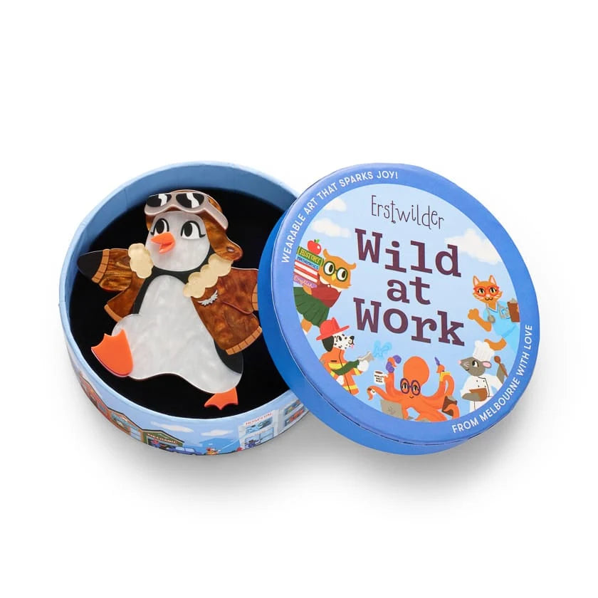 Erstwilder Wild at Work Brooch Captain Northwind