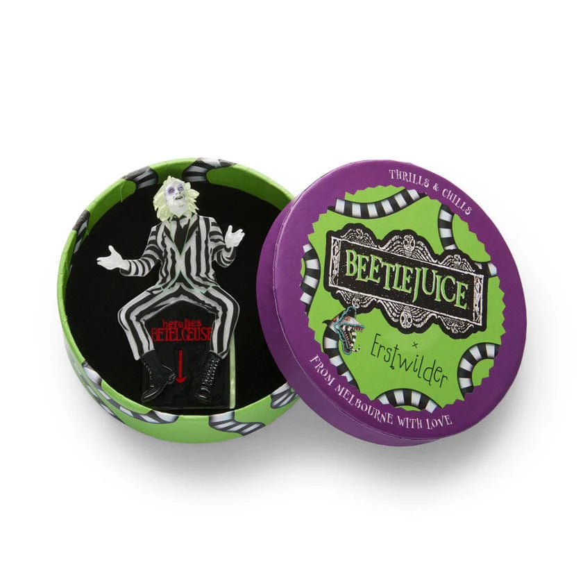 Erstwilder Brooch Thrills & Chills Beetlejuice