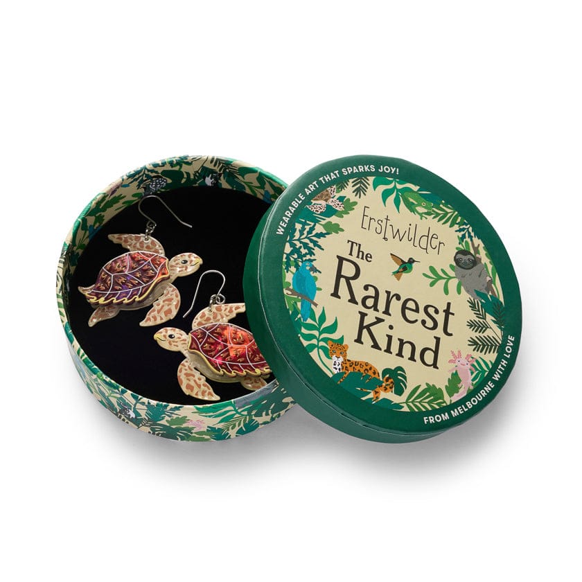 Erstwilder Earrings The Rarest Kind Hawksbill Turtle