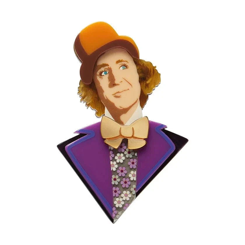 Erstwilder Brooch Willy Wonka & The Chocolate Factory Mr Wonka