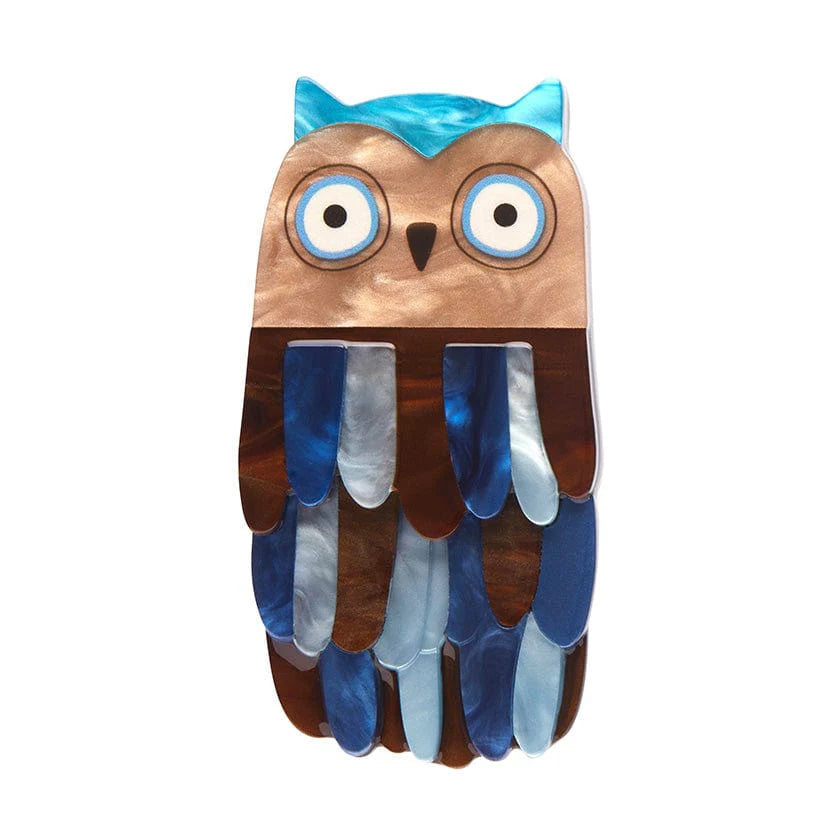 Erstwilder Brooch Terry Runyan Feather Dress
