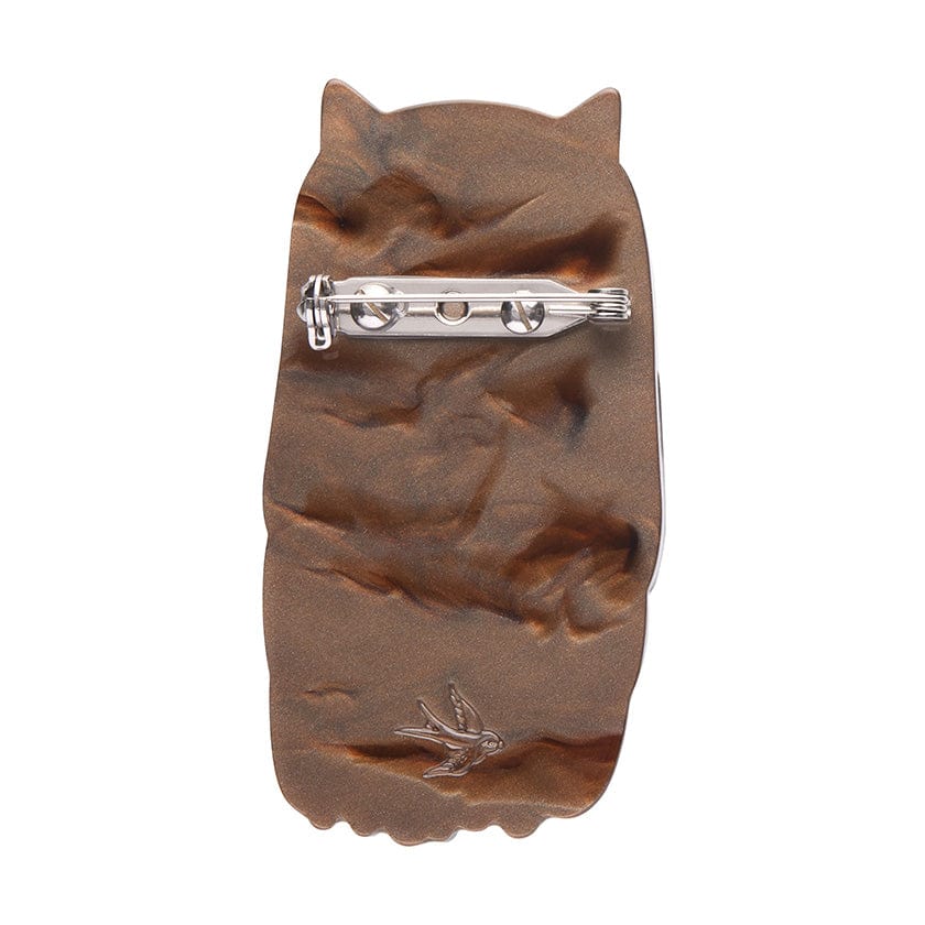 Erstwilder Brooch Terry Runyan Feather Dress