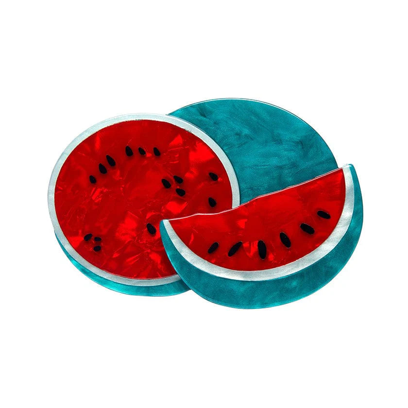 Erstwilder Brooch Frida Kahlo Viva La Vida Watermelon