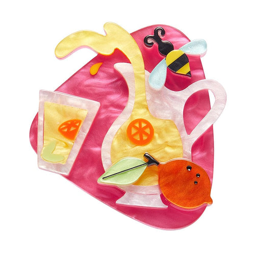 Erstwilder Brooch Atomic Abode Lemon Squeeze
