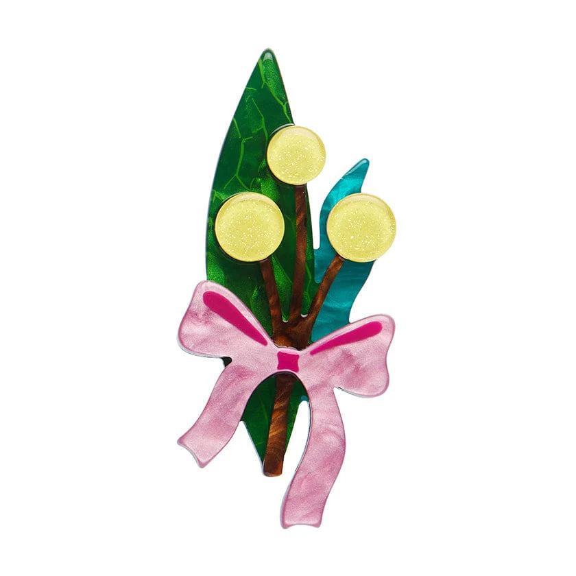 Erstwilder Brooch Australiana Sunny Billy Buttons