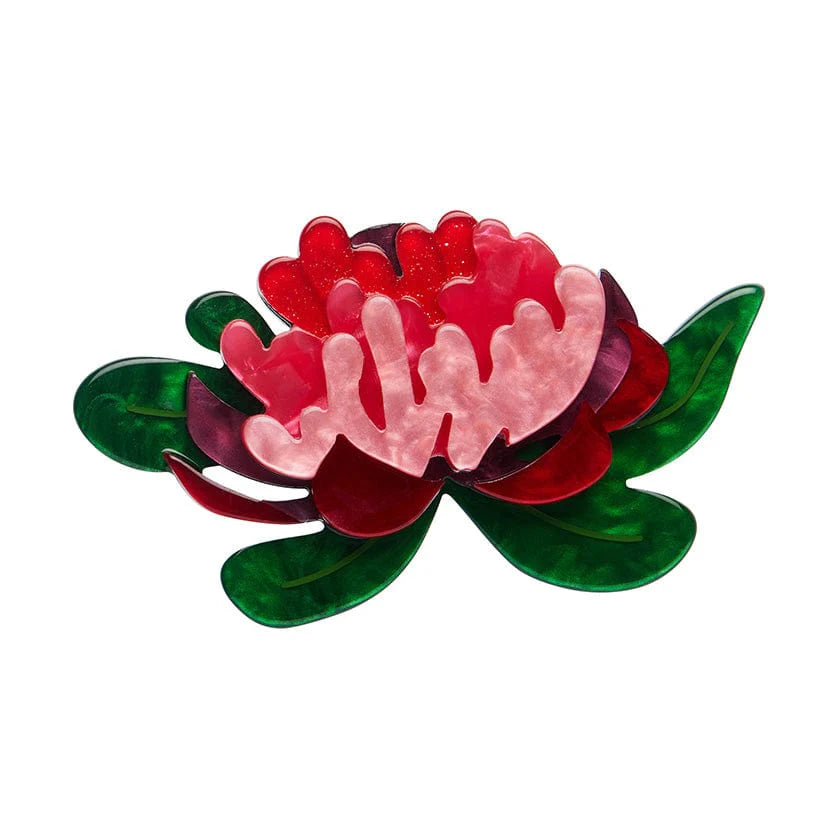 Erstwilder Brooch Australiana Seen From Afar Waratah