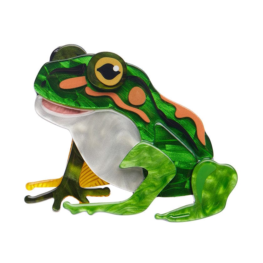 Erstwilder Brooch Australiana Frodo The Frog