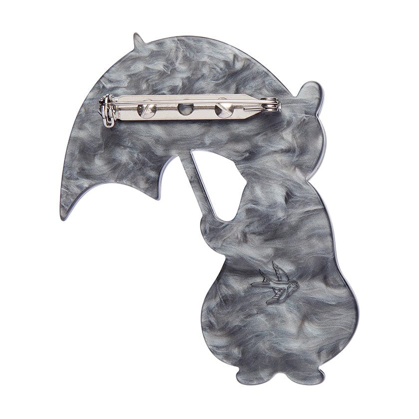 Erstwilder Brooch London Calling Bill The Badger