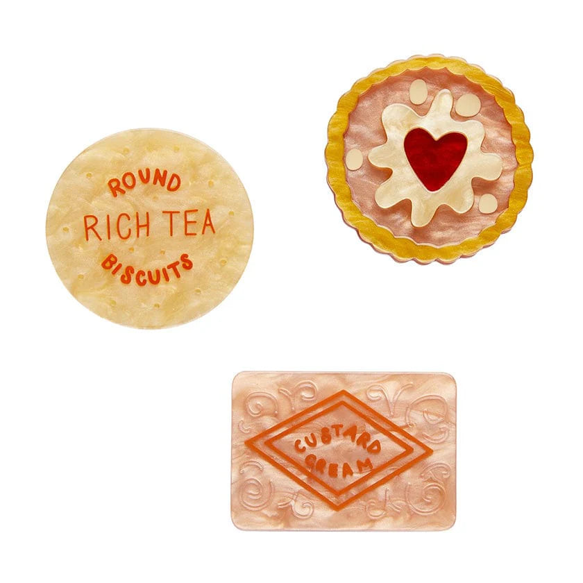Erstwilder Brooch London Calling A Biscuit Or Three