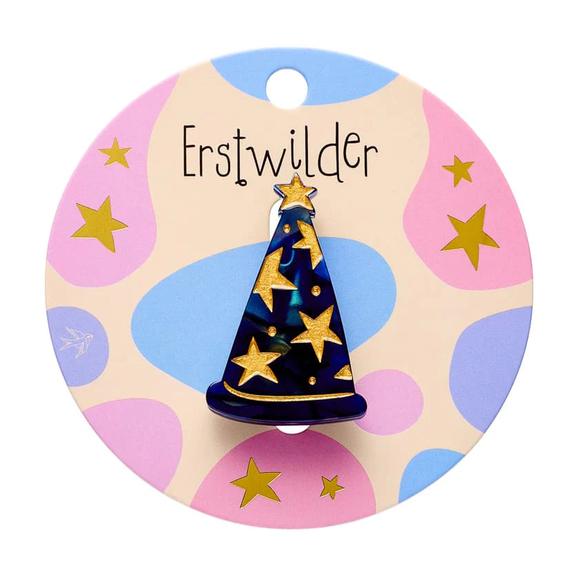 Erstwilder Brooch Pete Cromer Wizard Hat Simplified Mini