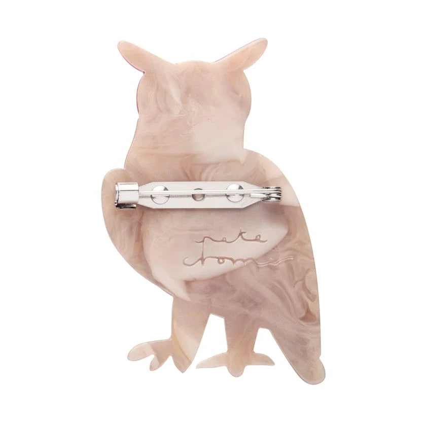 Erstwilder Brooch Pete Cromer The Grand Great Horned Owl