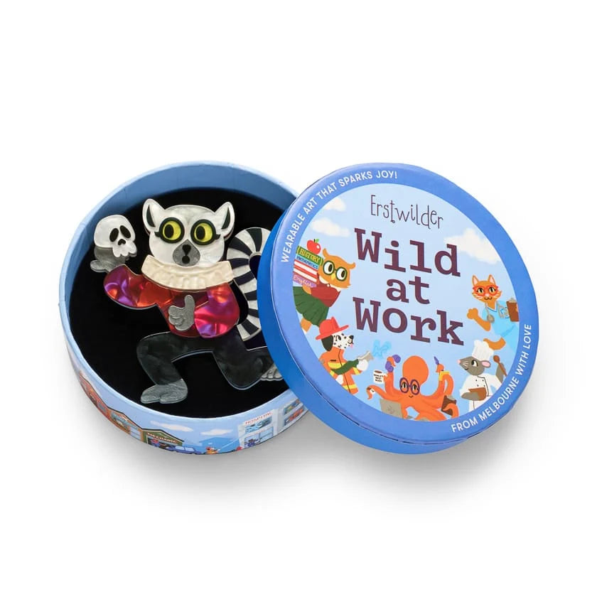 Erstwilder Wild at Work Brooch Morgan's Monologue