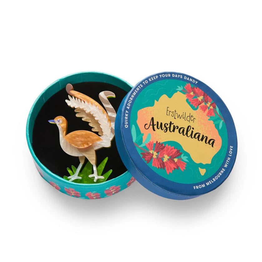 Erstwilder Brooch Australiana Lottie The Lyrebird