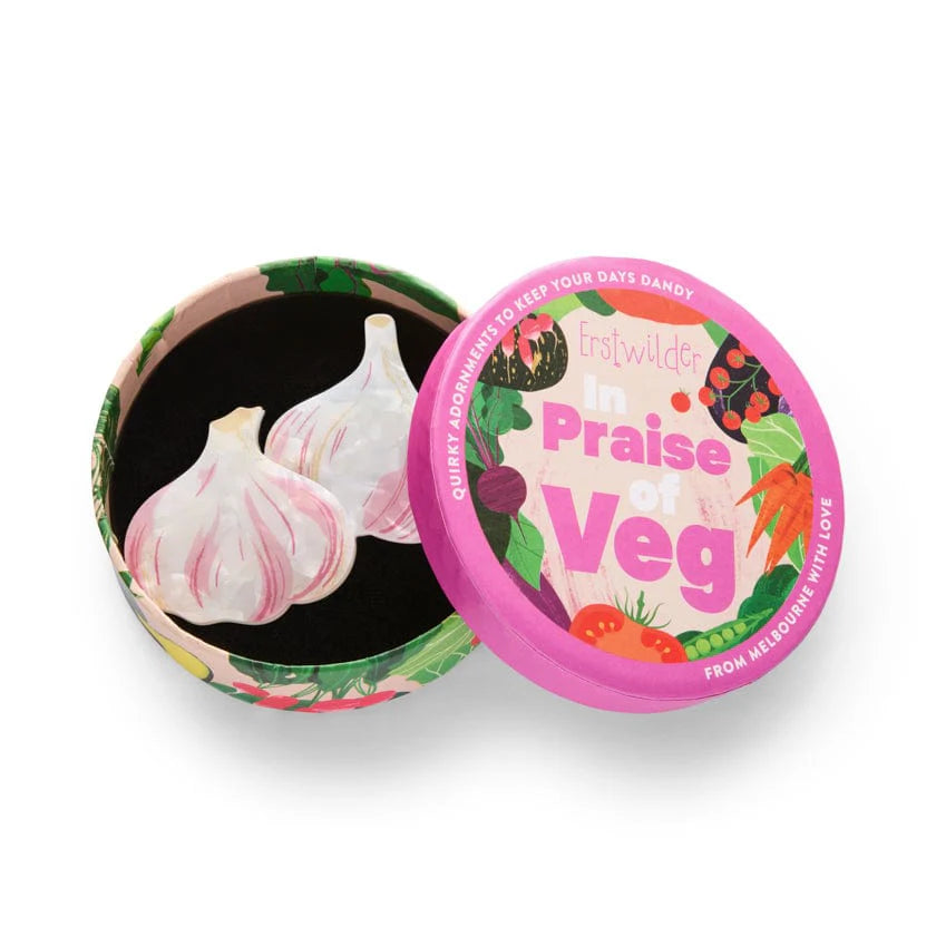 Erstwilder Brooch In Praise Of Veg Garlic Guardian