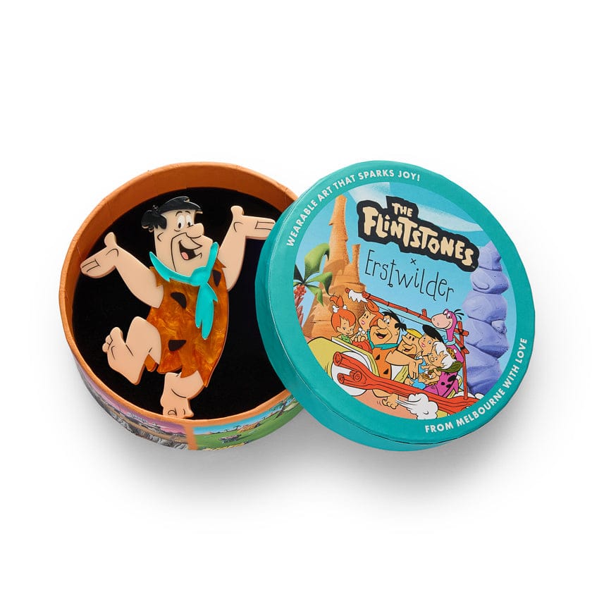 Erstwilder Brooch Hanna-Barbera Fred Flintstone