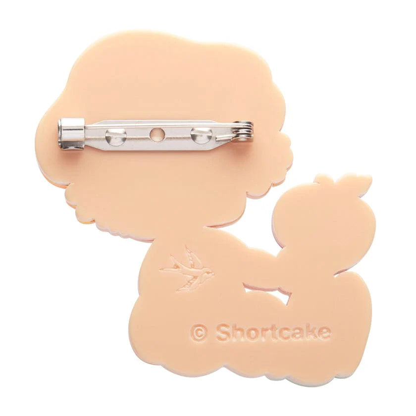 Erstwilder Brooch Strawberry Shortcake Apple Dumplin