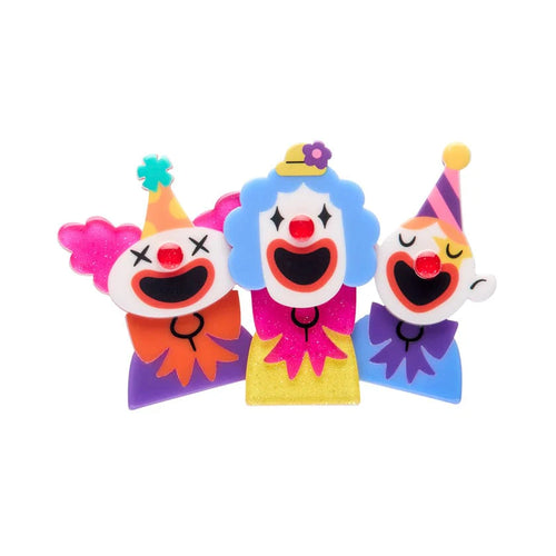 Erstwilder Brooch A Day At The Fair The Laughing Clowns