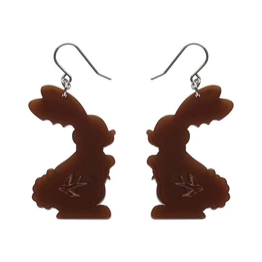 Erstwilder Earrings Easter Treats Cocoa The Bunny