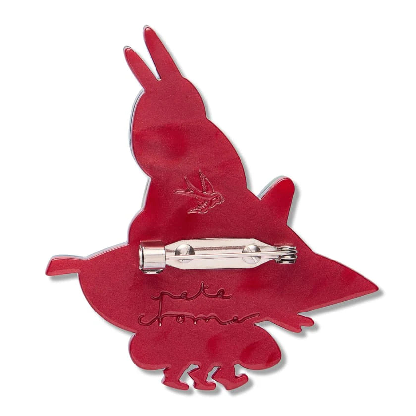 Erstwilder Brooch Pete Cromer Meal Prep
